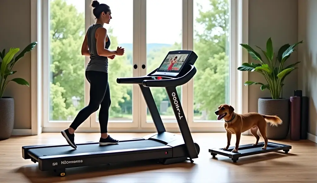 treadmill; Peloton treadmill; dog treadmill; ProForm treadmill; NordicTrack treadmill; advanced treadmill; modern treadmill; home gym treadmill; fitness equipment; interactive treadmill display; gym treadmill; best treadmills 2024; treadmill for pets; high-tech treadmill; foldable treadmill; professional treadmill; luxury treadmill; compact treadmill; durable treadmill